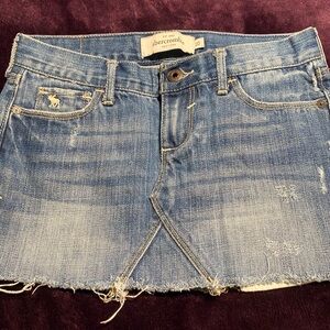 Abercrombie Kids Blue Denim Skirt